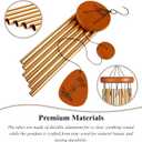 Mother's Day Wind Chimes for Mom, 28 Inches Outdoor Indoor Gift with Mute Option, Birthday Present from Daughter or Son, Hanging Decor for Patio Porch Balcony Yard, Mothers Day Items Gift for Mother