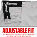 Franklin Sports Youth Baseball + Softball Pants - Knee High Pants for Boys + Girls Knicker Style with Belt Loop