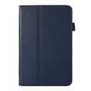 SZLONKOU Tablet Cover for Amazon Kindle Fire HD7 12th Generation P8AT8Z (2022 Release), Ultra Slim Folio Stand Lightweight Leather Case for Amazon Kindle Fire HD 7 Gen 12th 7" (Li-Dark Blue)
