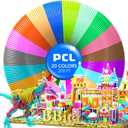 3D Printing Pen PCL Filament Refills 1.75mm, Pack of 20 Colors, Low Melting Temp of 70, High-Precision Diameter, Non-Toxic Non-Clogging(200 FT)not Included 3D Pen