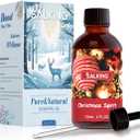 SALKING Christmas Spirit Fragrance Oil, 120ml (4 Fl Oz) Premium Essential Oils for Diffuser, Candle Scents for Candle Making, Soap Making Supplies, Diffuser Oil Scents, Holiday Gifts