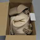 Ergobaby Embrace Baby Carrier Newborn to Toddler - Lightweight Ergonomic Baby Carriers - Cozy Essentials (7-25 Pounds), Ponte Knit, Cream