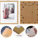 16x20 Frames Set of 3, 16x20 Picture Frames for Wall, Wooden Poster Frames with Plexiglass for Prints, Poster, and Art (Natural Wood)