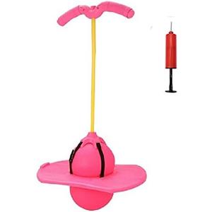 BoterLun Pogo Ball with Handle - Pogo Stick Pogo Jumper Toy for Kids Ages 6+ and Adults, Up to 160 lbs, Includes Pump, Strong Grip Deck for Indoor and Outdoor Exercise