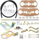 KIPA Carburetor mounting hardware linkage kit for VW Beetle T1 T4 40 44 48 IDF Carburetor Hex Bar Offset Manifold