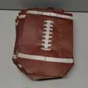 Huhumy 24 Pcs Football Party Favor Bags Treat Goodie Snack Gift Bags with Handles for Sports Team Gift Birthday Party Supplies