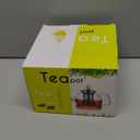 HIWARE 1000ml Glass Teapot with Removable Infuser, Stovetop Safe Tea Kettle, Blooming and Loose Leaf Tea Maker Set (33 oz)