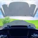 8" Wave Windshield Windscreen Compatible with Harley Davidson CVO Street Glide FLHXSE 2023-later, Street Glide FLHX 2024-later, FLXHU 2025-later (Tint)