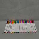 Fabric Markers Pen, 32 Colors Permanent Fabric Paint Pens for T-Shirt, Fine Tips Art Marker Set for Canvas Bags Hats Sneakers and Textiles