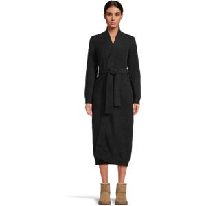 UGG Women's Lenny Robe II Robe (Medium, Black)