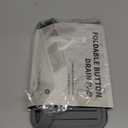 Faucet Mat for Kitchen Sink, 17.7"X5.5" Silicone Sink Splash Guard with Soap Holder, Snap-On Design & 7slope Fast Drain, Folding Sink Faucet Mat for Universal Kitchen Bathroom SinkGrey (Gray)