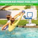 GoSports Splash Hoop Classic Swimming Pool Basketball Game - White