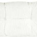 Klear Vu The Gripper Non-Slip Tufted Bench Cushion for Indoor Furniture, Assembled in USA, Entryway Storage, Bay Window, Corner Nook or Piano Seat, 30 Inches, Solid Ivory