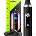 Savilab Nose Hair Trimmer for Men & Women – USB Rechargeable Clipper with LED Display, Dual-Edge Blades, 7600RPM Motor, IPX6 Waterproof, Painless Ear & Eyebrow Trimmer