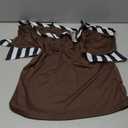 fun shack Womens Chocolate Factory Costume, Chocolate Costume Adult, Book Character Halloween Costumes for Women (Large, White)