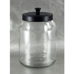 Grant Howard 59106 Storage Jar Black Matte Metal Top, 102 oz.