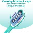 Colgate 360 Whole Mouth Toothbrush, Adult Toothbrushes Medium Bristles, Helps Remove Bad Breath Bacteria and Plaque, Medium Toothbrush Pack, Includes Cheek and Tongue Cleaner, 4 Pack