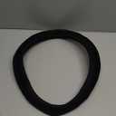 SEG Direct Steering Wheel Cover for Car, Standard Size 14.5-15 inch, Auto Interior Accessories, Plush Warm Velvet, Summer Winter, Black