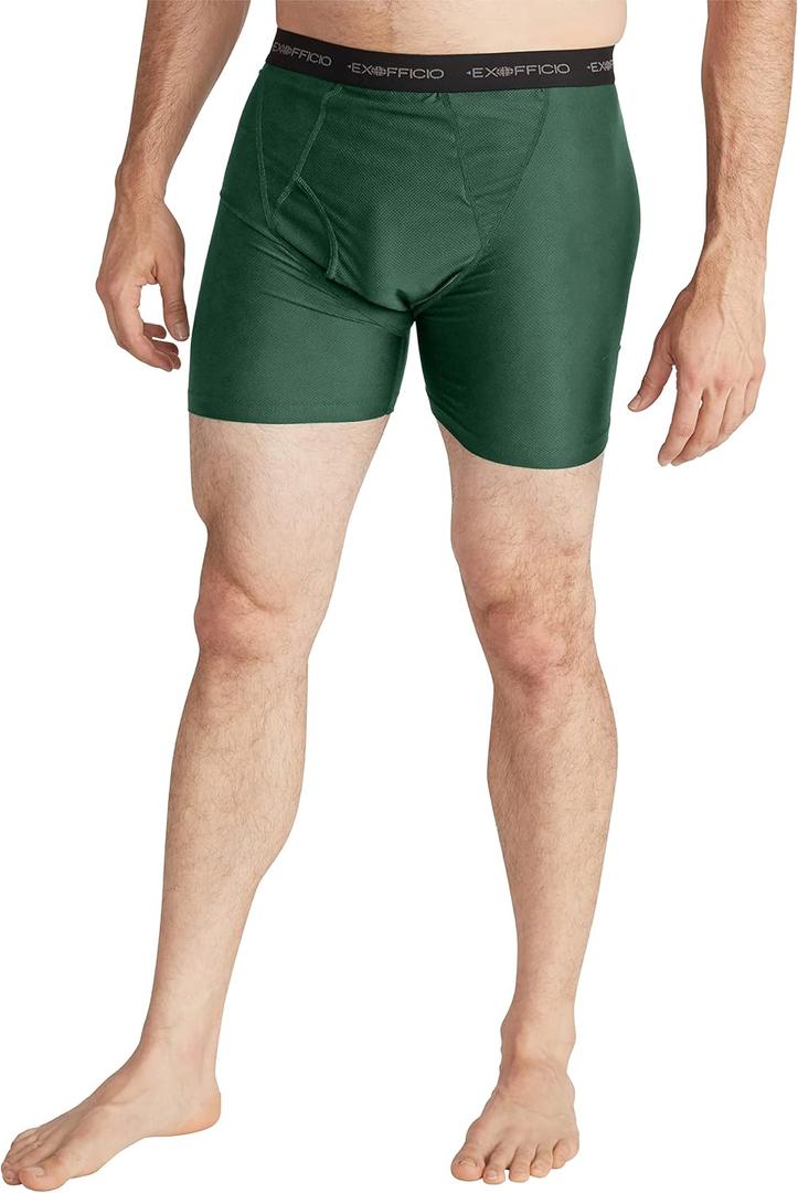 ExOfficio Men's Give-N-Go Boxer Brief Single Pack, Hemlock, Small