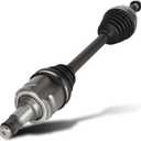 Front Left Drive Side CV Axle Shaft Assembly Fit for Toyota Sienna 3.3L (FWD Only) 2004-2006 V6, Sienna 3.5L 2007-2010 V6, NOT FOR AWD/4WD, Replace for 66-5260
