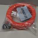 KETIEE Flex Tracks 16Ft for Kids: Flexible Race Car Ramp Track with 4 Small Racecars and 8 Suction Cups Compatible with Diecast 1/64th Cars, Rolls Up Portable Racetrack for Ages 3 & Up (Red)