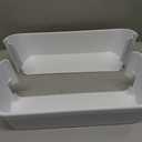 2 Pack 240323001 Refrigerator Door Bin, Refrigerator Side Shelf Replacement Part, (15.95in long), Fit for frigidaire kenmore, Replace AP2115741, PS429724, AH429724, 240323007, (Dont Fit Freezer Door)
