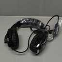 BENGOO G9000 Stereo Gaming Headset for PS4 PC Xbox One PS5 Controller, Noise Cancelling Over Ear Headphones with Mic, LED Light, Bass Surround, Soft Memory Earmuffs for Laptop Mac - Black