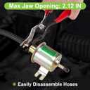 Toolwiz Automobile Hose Removal Pliers, Auto Fuel, and Vacuum Line Tube Hose Remover Pliers, Separator Tools Pipe Repairing Tool for Marine, Oil, Hosepipes Vehicle