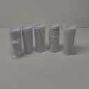5 Pack Straight Skinny Tumblers,Individually Gift Boxed Stainless Steel Slim Skinny Tumbler Set Bulk, 20 Oz Insulated Slim Thin Travel Tumbler Cup for Diy, White
