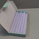 6 Pack 10 Inch Baby-Blue Spiral Taper Candles for Hanukkah and Winter Home Decoration, Unscented Dripless Twisted Candlesticks for Dinner Beach-Themed Decor Relaxation and Meditation