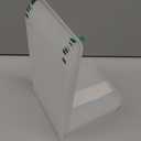 HappyHapi Book Ends, 8 Pcs Book Ends Acrylic Bookends for Shelves, Clear Book Holder Stand, Non-Skid Decorative Bookend, Study Book Organizer for Home Library Office, 5 x 5 x 7.3 inch