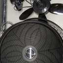 Lasko Pedestal Fan, Oscillating Fan for Bedroom with Adjustable Height and 3 Cooling Speeds, Portable, 18", Black, 1827