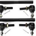 Golf Cart Steering Tie Rod End Shaft Assembly (2 Pack) For EZGO TXT Medalist Golf Cart 1994.5-2000 Replaces# 70074-G01, 70074G01, 70074-G02, 70074G02.