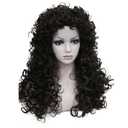 Aimole Synthetic Heat Resistant Hair Long Curly Wigs Cosplay Women Wig(6-Brown)
