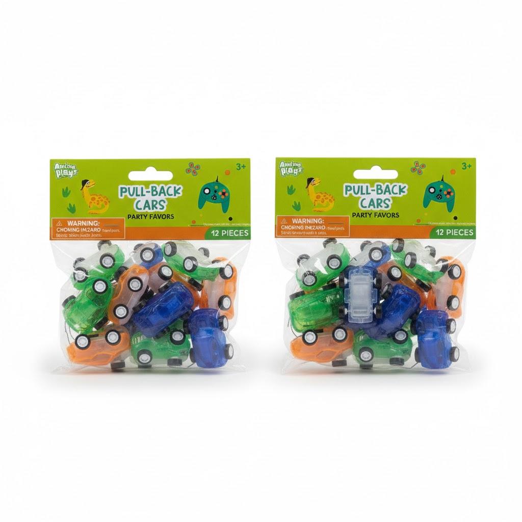 Pull-Back Cars 2 Pack (12 Pieces per Pack)