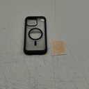 Miracase Magnetic for iPhone 15 Pro Max Case 6.7'' [Compatible with Magsafe] Full-Body Drop Proof Bumper Phone Case for iPhone 15 Pro Max with Built-in 9H Tempered Glass Screen Protector, Black