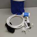 Portable Camping Shower Outdoor Camp Shower Pump with Portable Bucket,Upgrade Rechargeable Electric Shower Pump with Intelligent Multiple Spray Modes for Camping, Hiking, Traveling,RV