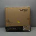 VASAGLE Nesting Coffee Tables, End Tables Set of 2 for Living Room Bedroom, Industrial Small Stacking Side Tables with Metal Frame for Couch, Charcoal Gray and Black ULET013B56