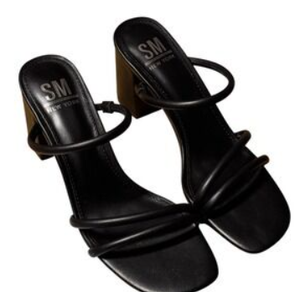 SM New York Shoes, Style Reanne, Black, Size 8
