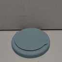 OHMO Slow Feeder Dog& Cat Bowl, Silicone Puppy Cat Food Bowl with Anti-Slip Suction Cup Slow Down Small Dogs Eating, Anti Choking (S-Diamond,Light Blue)