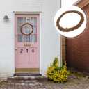 Gatuida 11. 81 inch Natural Grapevine Wreath, Vine Branch Wreath Rattan Ring for DIY Christmas Craft, Front Door Wall Hanging, Xmas Holiday Wedding and Party Decors