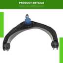 SCITOO 4pcs 2WD 4WD Front Suspension Kit Upper Control Arm Lower Ball Joint Fit 2006 2007 2008 For Dodge Ram 1500