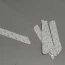 ZONGOOL 12 PCS Rug Tape, Reusable Washable Grippers for Rugs, Double Sided Non-Slip Rug Pads for Hardwood Floors, Rug Stoppers to Prevent Sliding, White