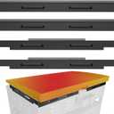 Upgraded Magnetic Wind Guards for Blackstone 28" XL Griddle, Fit with Blackstone Griddle Accessories, Protect Flame, Hold Heat, Save Gas, Powder-Coated Stainless Steel