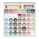 Monthly Calendar Pocket Chart for Classroom, Printed Days of The Week with Cards, Learning for Home or Kindergarten, Teacher Must Have Supplies That Fits Any School Décor (Spanish White)