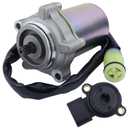 Power Shift Control Motor & Angle Sensor for Honda Foreman Rubicon 500 TRX500FA TRX500FGA TRX500FPA 2001-2014, 31300-HN2-003 CMU0001 430-58000