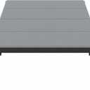 Twin Size Bunkie Board with Securing Straps,Foldable,Grey