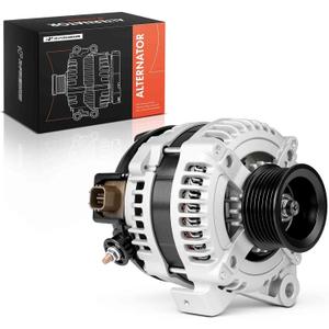 A-Premium Alternator Compatible with Toyota Camry 04-06, Highlander 04-07, Solara 04-08 & Scion tC 05-10, L4 2.4L, 12V 100Amp Clockwise 7-Groove Pulley, Replace# 104210-3880, 27060-0H100