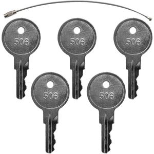 5PCS CH506 506 Replacement Keys Compatible with UWS, Bauer, Better Built, Delta, Husky RV Compartment Locks & Truck Tool Boxes