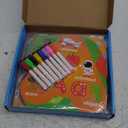 D-FantiX 55 Pcs Dry Erase Number & Alphabet Flash Cards for Toddlers, Double Sided Write and Wipe Educational Preschool Flashcards, Number Colors Shapes Letters Tracing Handwriting Practice for Kids